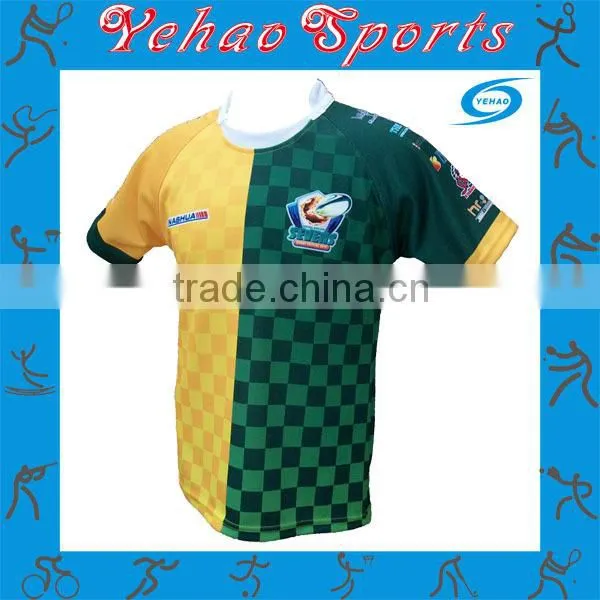 create you own design full sublimation rugby shirts