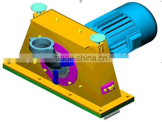 Direct-driven blast wheel