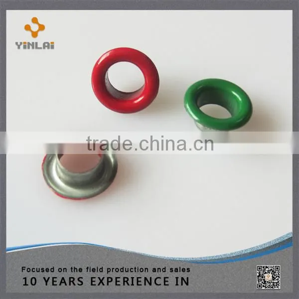 Cheap colored plated metal eyelet