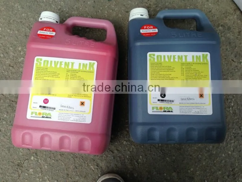 flora 512 15pl 35pl solvent ink 4L packing