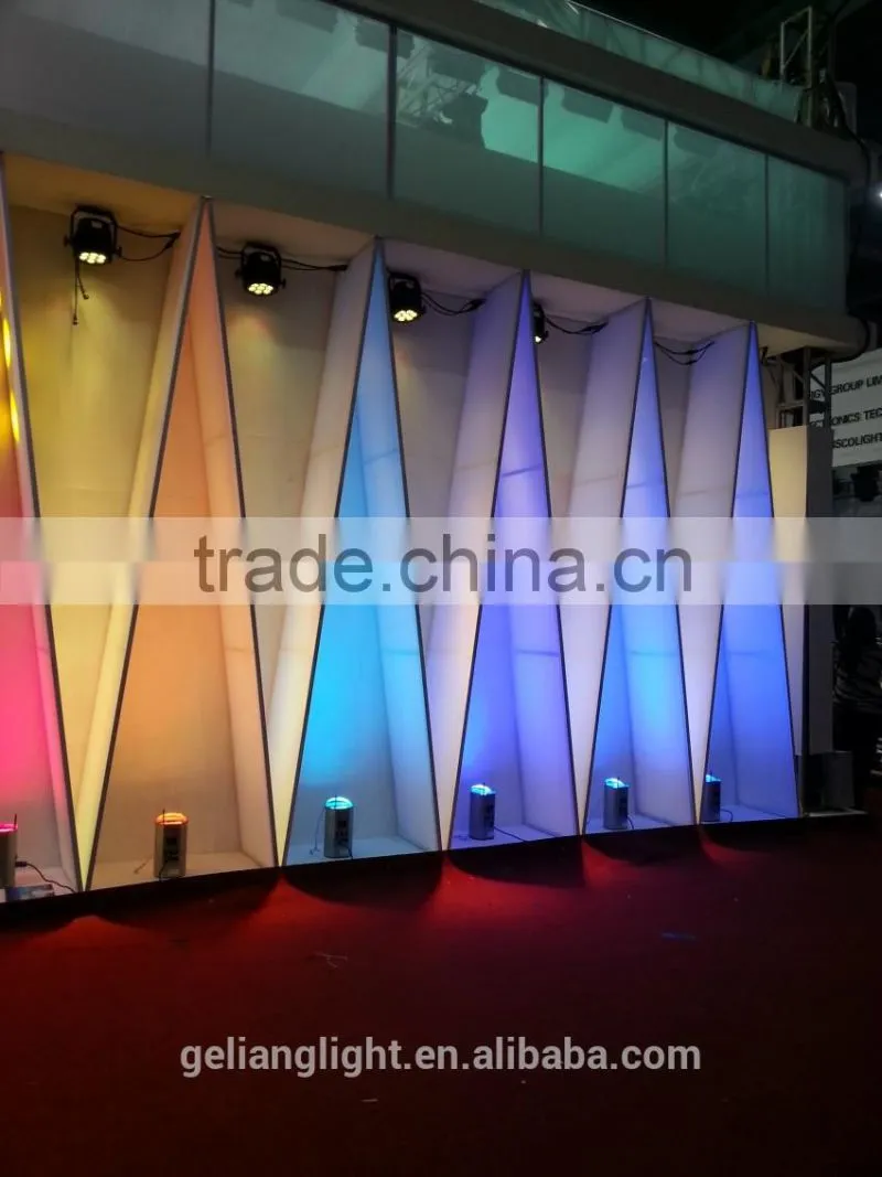 LED night club bar wash lighting RGBW battery powered dmx wireless wall washer