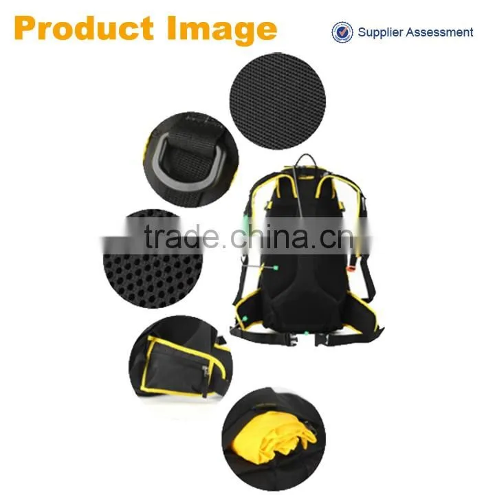 Hot selling durable Mountaineering Backpack,Functional black outdoor backpack camping