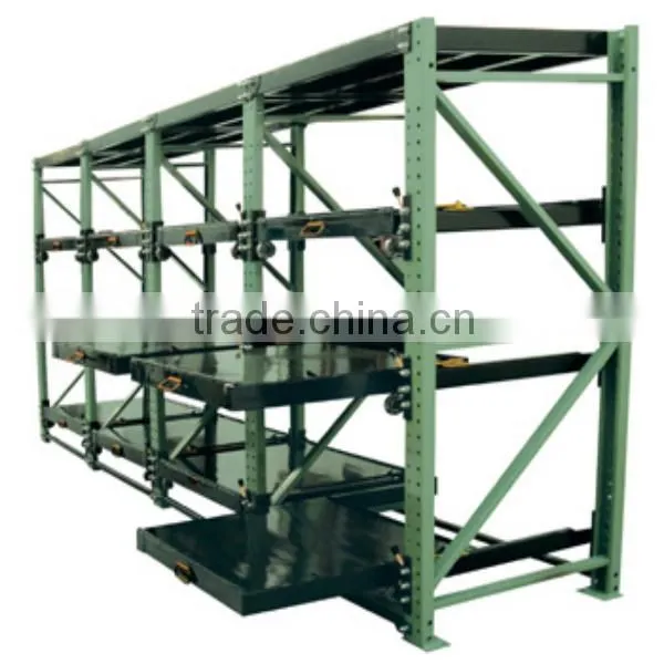 warehouse steel shelving drawer mold rack