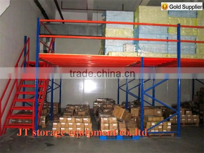 Warehouse steel rack mezzanine floor racking