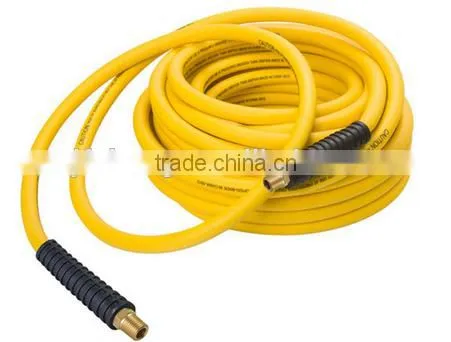 Yellow color textile braid / tire cord Compressed air hose - 300psi