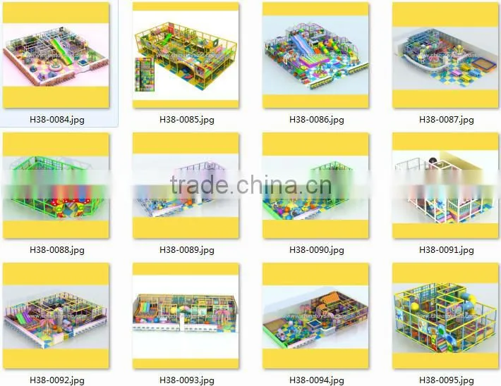 China Amusement Park kids indoor playground design H38-0193