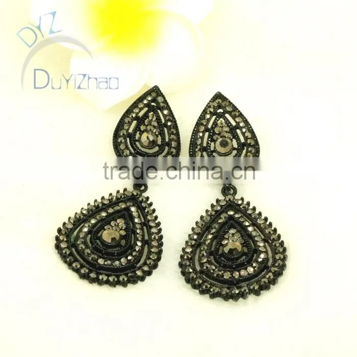 fashion jewelry set for women with clear stone/gold plate jewelry to buy