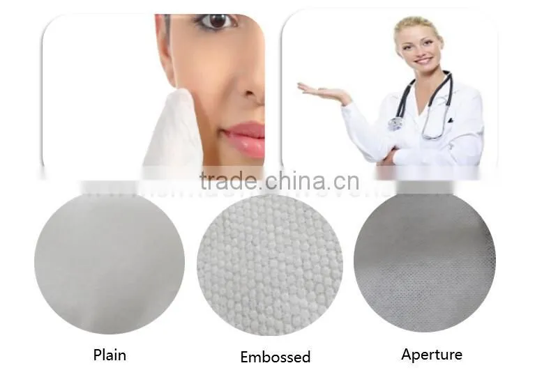 wholesale high quality spunlace non woven fabric for facial wipes