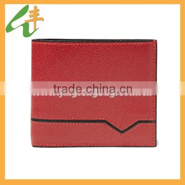 fashion leather wallets ,Cross-Grain Leather Wallet