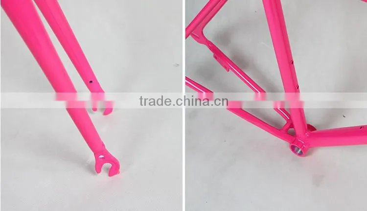 China 700C OEM track aluminum alloy fixie bike frame F-SF216