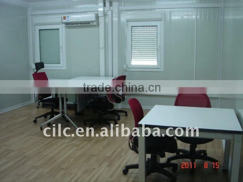 CILC project China container office flat pack prefabricated house 20'ft container