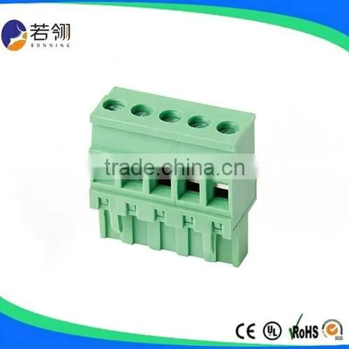 Pluggable Female Terminal Block Pitch 7.50mm 7.62mm 5 PIN