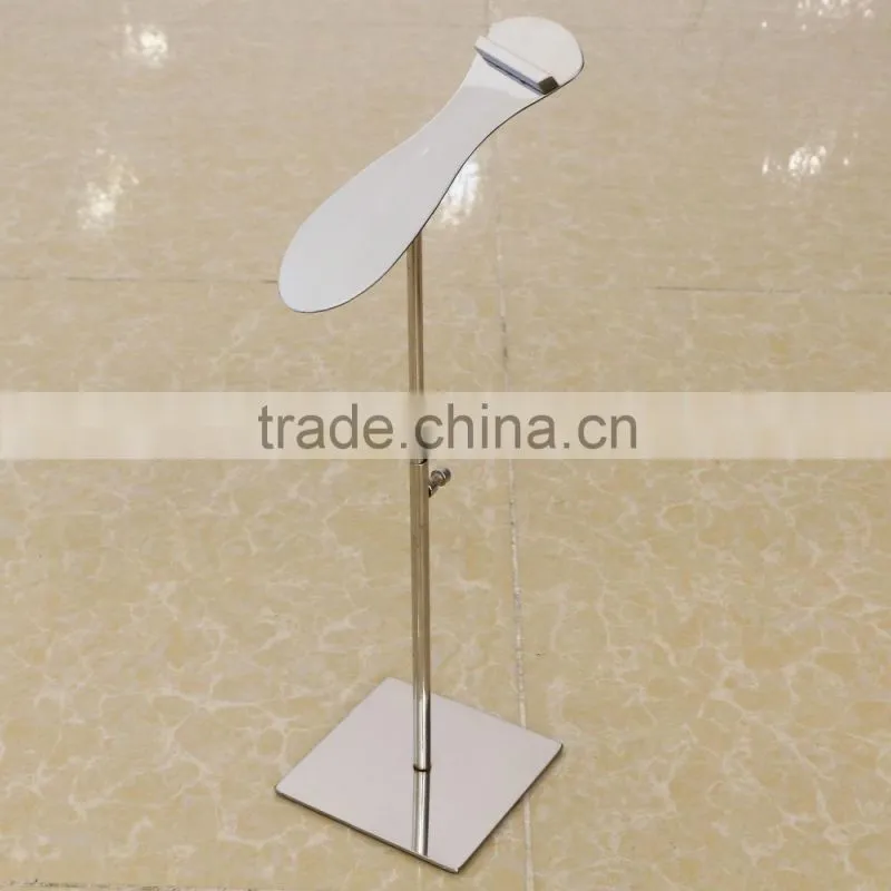 Metal counter shoe display stand