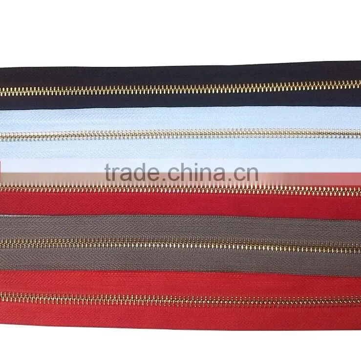 3#4#5# Metal Zipper,factories metal zipper prices,rose gold zipper manufacturer,jacket zipper