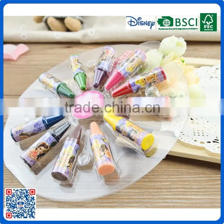 2016 hot sale mini fancy kids drawing crayons wrappered for drawing gifts