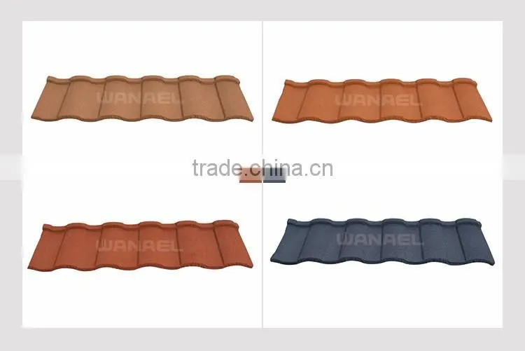 Roman flat roof tile lightweight one-stop service roofing material