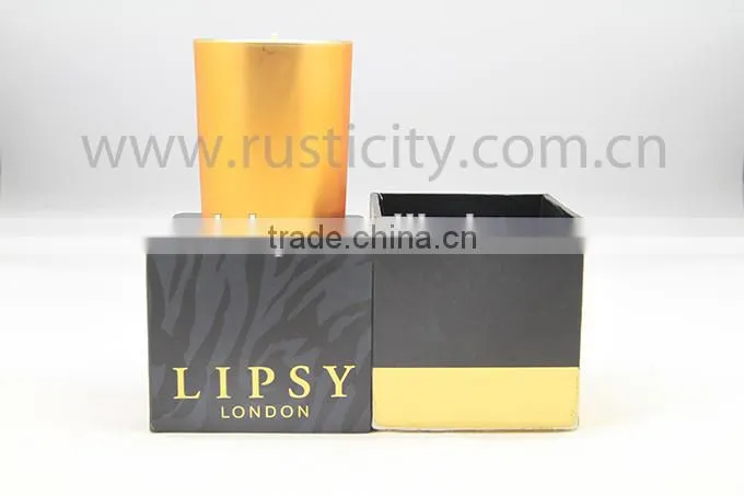 Top selling gold branded scented candles wholesale China