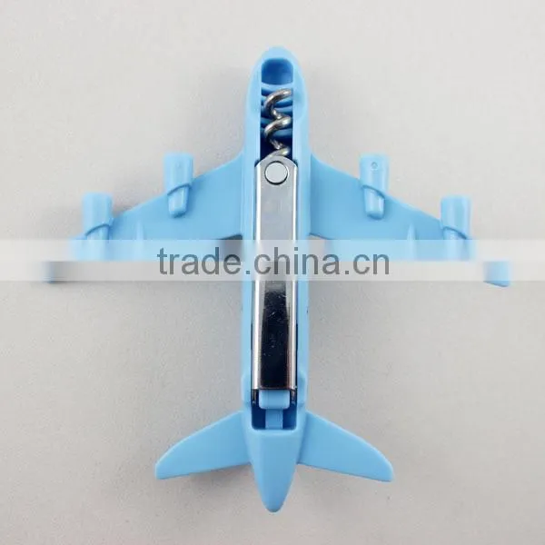 PLANE BOTTLE OPENER WITH CORKSCREW