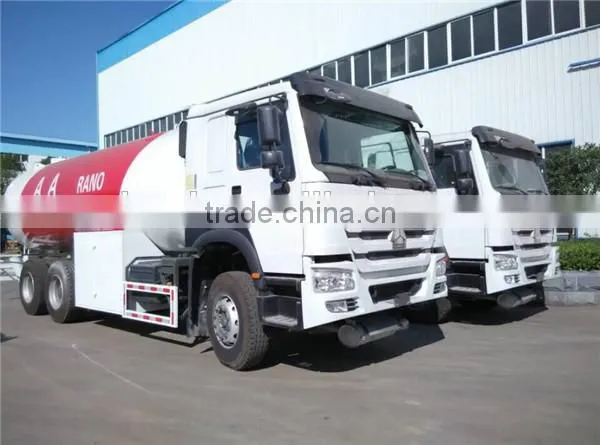 6*4 HOWO lpg delivery truck mobile lpg gas refueling trucks