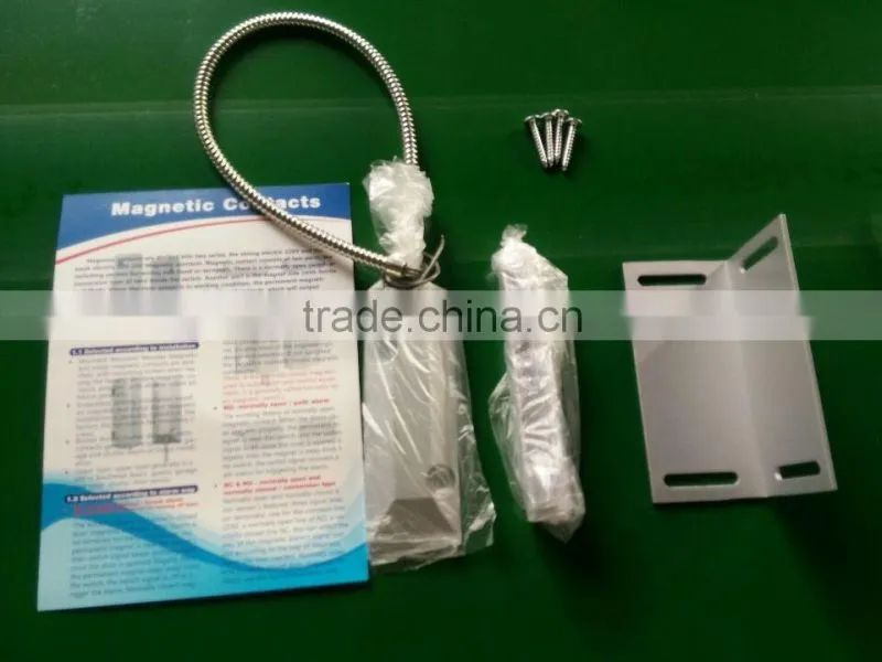 CE,ROHS Approved Magnetic contacts with L bracket NC wire door magnetic contact MS-55ZL