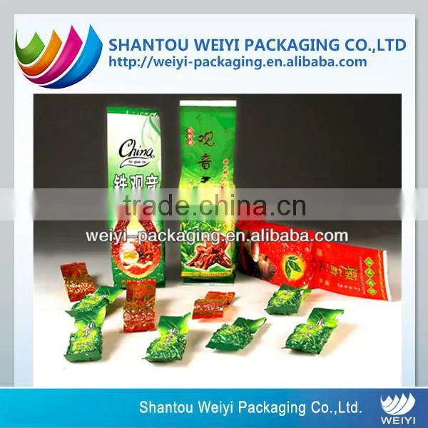 china custom tea bags different shapes with logo printing