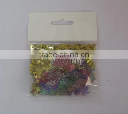 HOT SALE Party Decoration Metallic PVC Table Confetti
