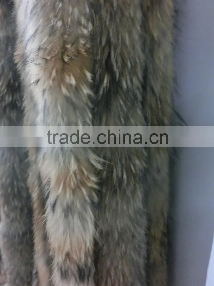 Raccoon Dog Fur For Hood / Raccoon Fur Trimming Strips