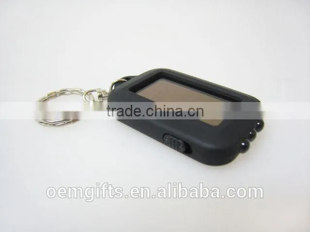 Hot 3 LED solar Keychain,Solar LED flashlight,LED key lamp