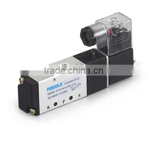 Pneumatic 5 ways Air Solenoid Valve