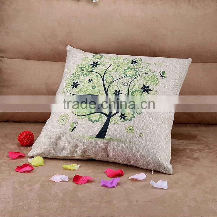 Line Tree Home Decor Pillow