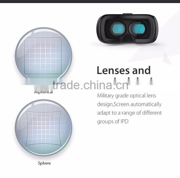 2016 original design DIY 3D Virtual Reality Goggles, VR box 2.0