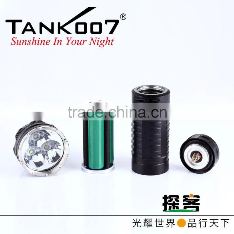 Powerful led flashlight XM-L U2 torch 12v leds lights 1101 police flashlight