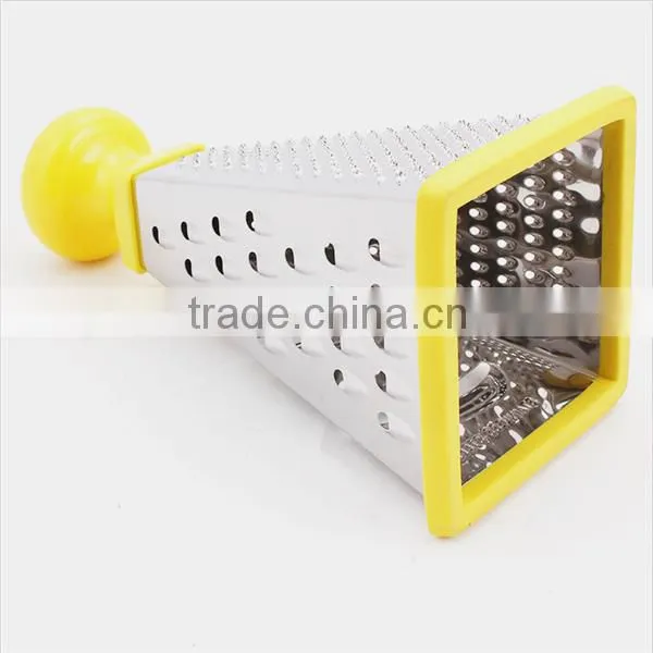 Manual stainless steel cheese shredder grater