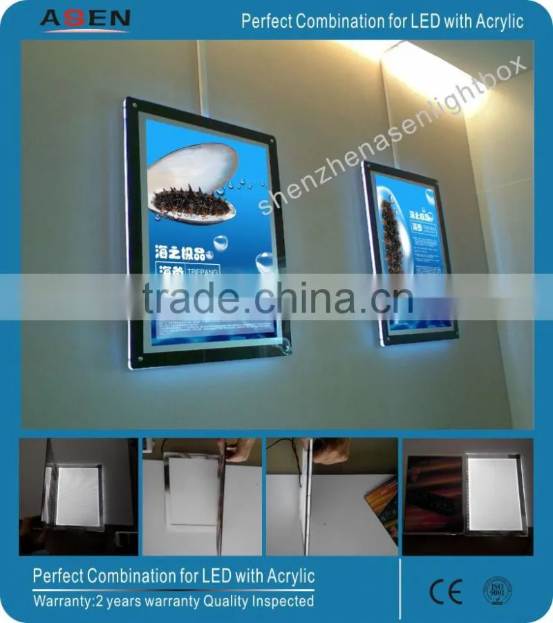 Shenzhen China Factory New Style Advertising LED Board Magnetic Light Display Boxes