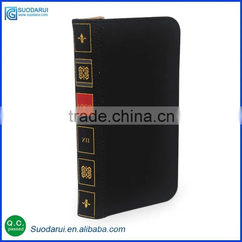 OEM Vintage Book Wallet flip Leather case pouch for Iphone SE