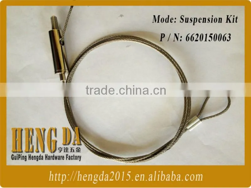 LED light hanging kits wire rope /ceiling system