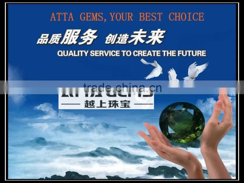 high quality synthetic quartz created green topaz price per carat