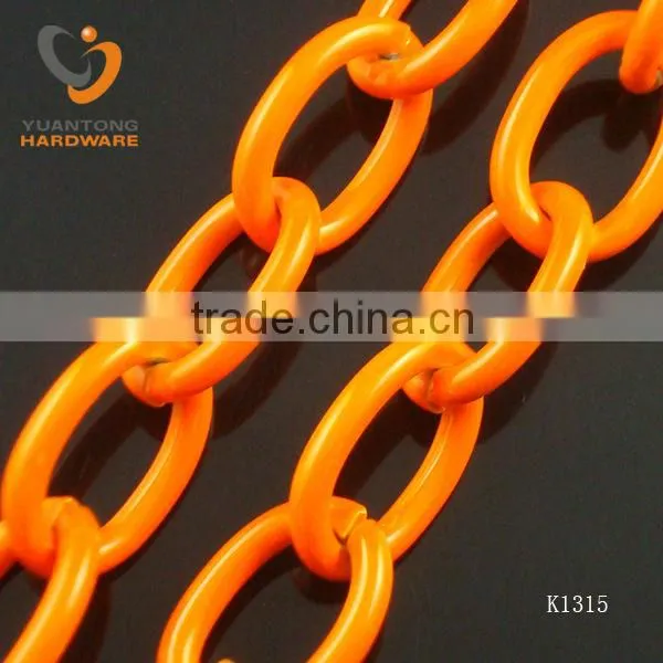 4.0mm purple color chain rhombus shape 45.3*25mm