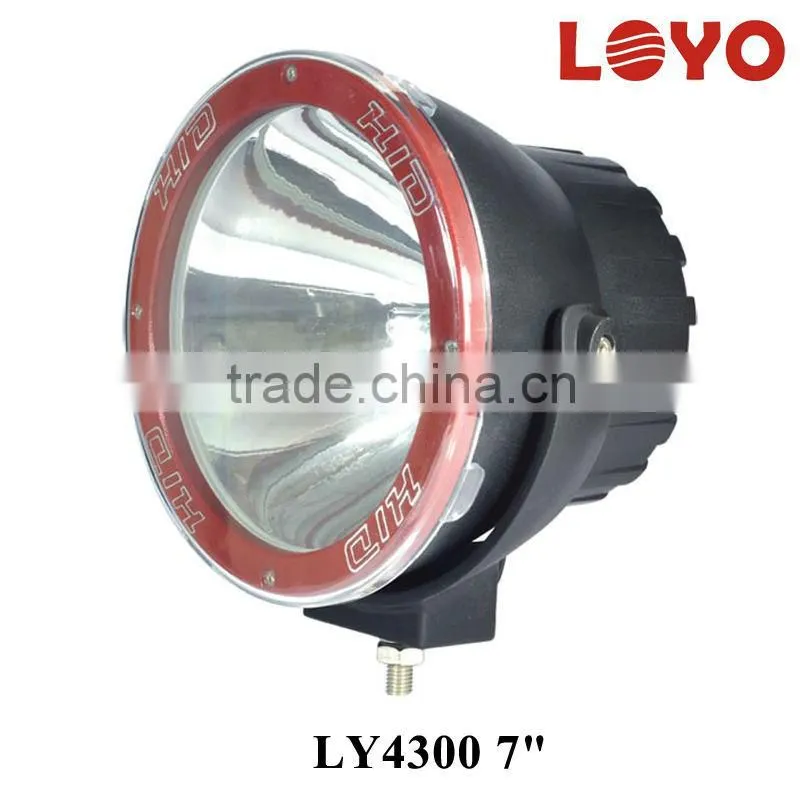 7'' car accessories hid work lights for heavy truck 9-32V 35W/55W HID off-road lights