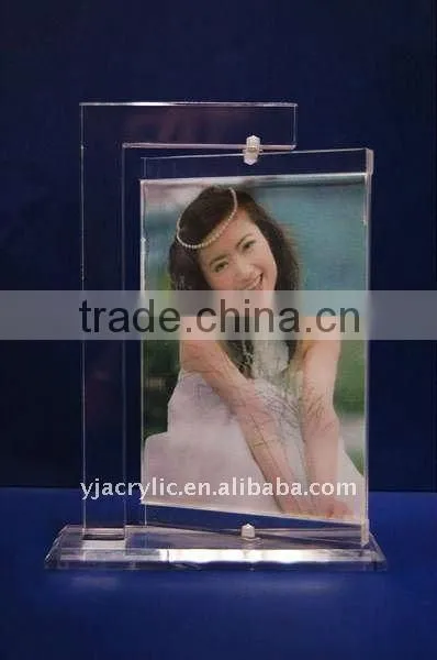 Rectangular acrylic photo frame