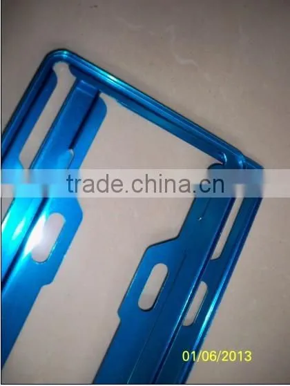 high quality License plate frame Stainless steel plate with package