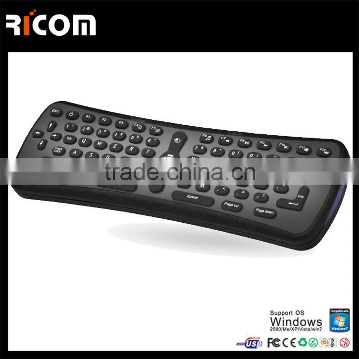 Mini Wireless Air Mouse with QWERTY Keyboard for Set Top Box--T6--Shenzhen Ricom