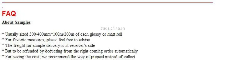 Glossy 22micron (12BOPP+10EVA) BOPP Thermal Laminating Film