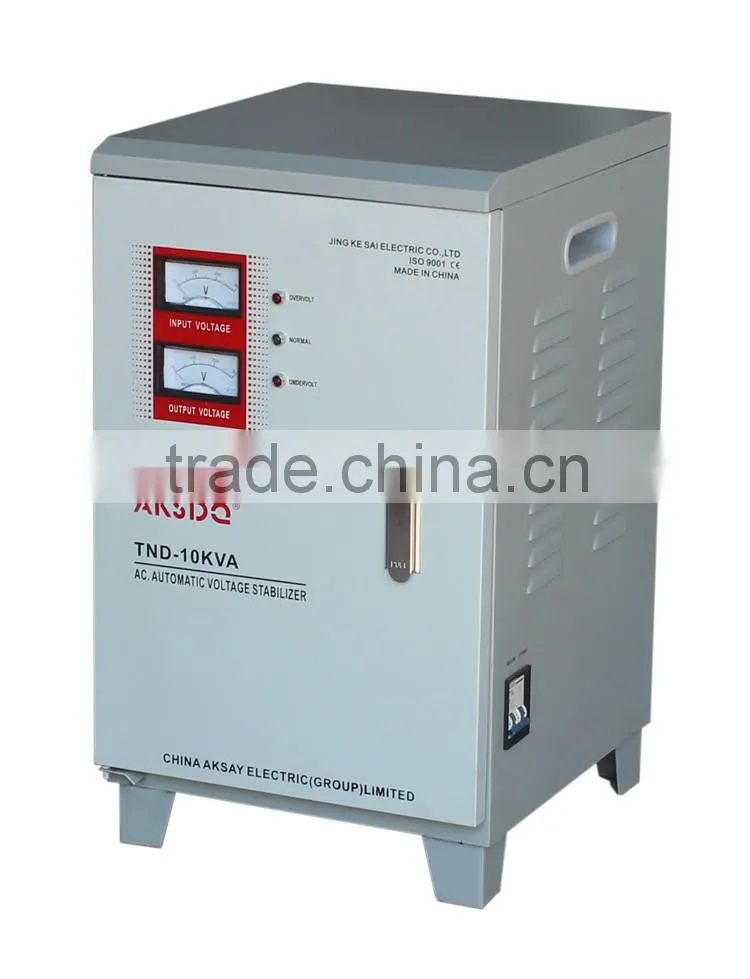 Hot SVC Single Phase High Precision Automatic Servo 1500va 220V AC voltage stabilizer regulator Made in China