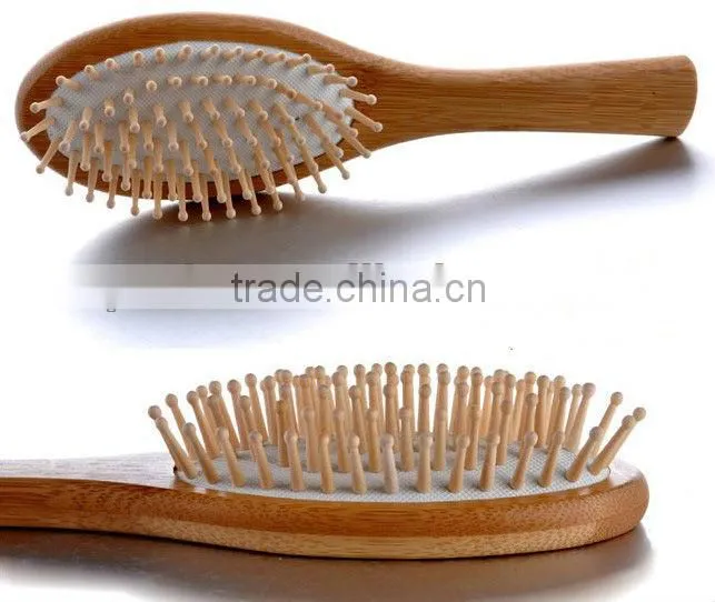 cosmetic accessories wood massage comb.pear wood comb.hair massage comb