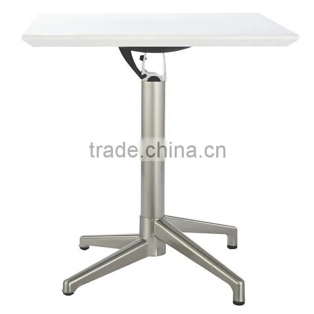 Wholesale Fashion Red plastic ABS square folding table, coffee table table (NH895)