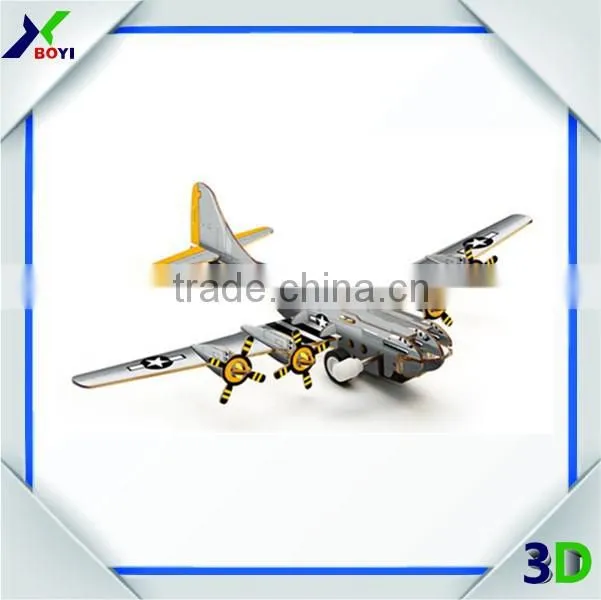 2016 Funny 3D Moveable Helicopter Airplane Model Puzzle