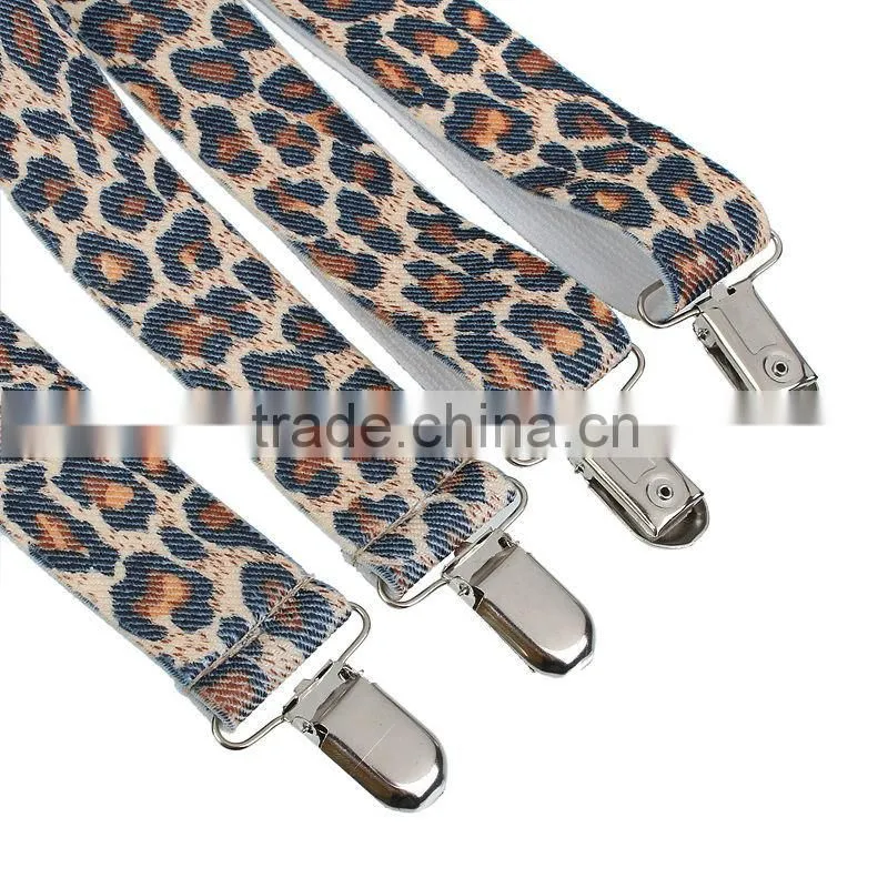 Casual Jeans designer belts western fashion elastic leather suspender for dress