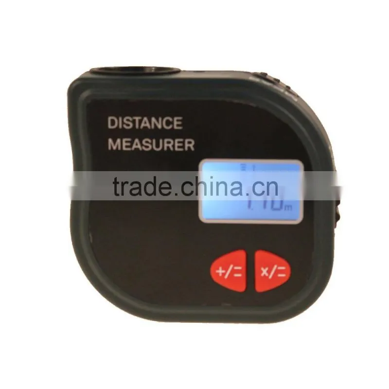 New mini tapeline-shaped ultrasonic distance meter with tape measure 18M with high Accuracy