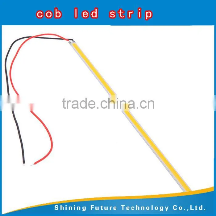 12 volt cob led strip aluminum warm white daytime running light